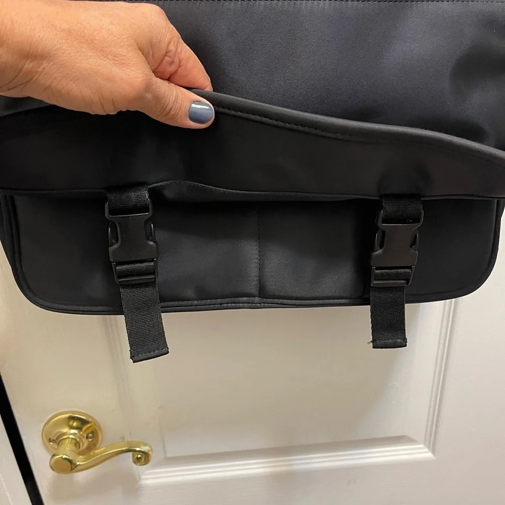 GUESS Black Nylon Exterior Laptop Bags in new conditions